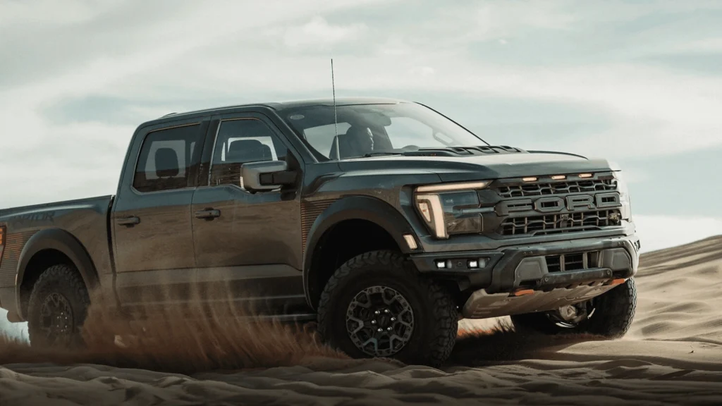 2025 Ford F-150® pickup truck parked in Concord, OH, showcasing rugged design and advanced features for work and everyday driving.