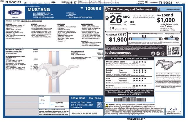 2026 Ford Mustang EcoBoost In-Transit