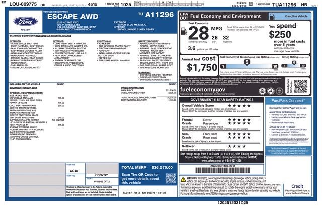 2026 Ford Escape Active