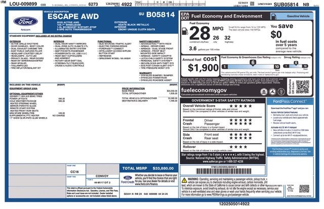 2025 Ford Escape Active In-Transit