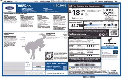 2026 Ford Bronco Base In-Transit