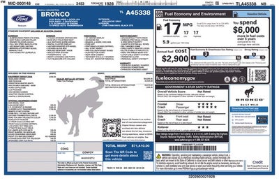 2026 Ford Bronco Badlands