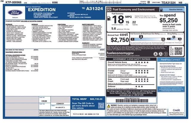 2026 Ford Expedition Platinum In-Transit
