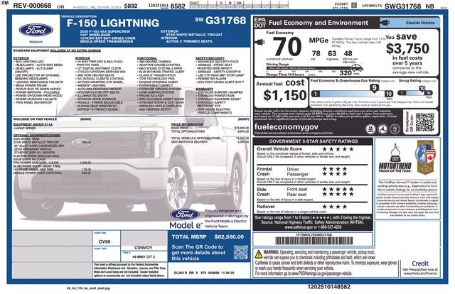 2025 Ford F-150 Lightning Lariat