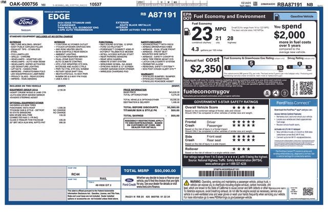 2024 Ford Edge Titanium