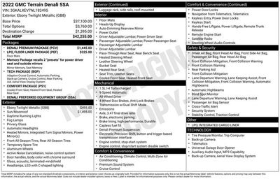 2022 GMC Terrain Denali