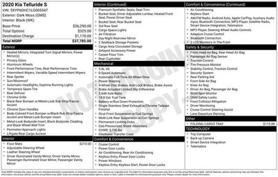 2020 Kia Telluride S