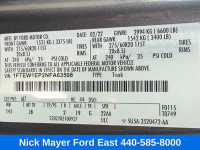 2022 Ford F-150 XL