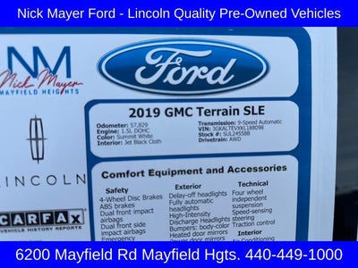 2019 GMC Terrain SLE