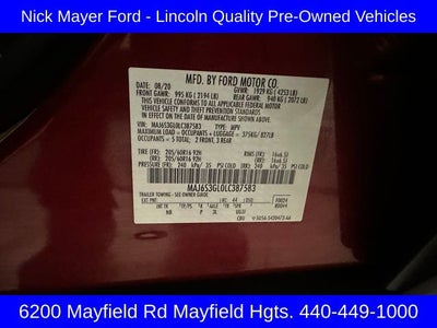 2020 Ford EcoSport SE