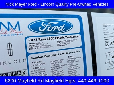 2023 RAM 1500 Classic Tradesman