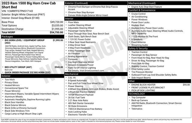 2023 RAM 1500 Big Horn/Lone Star