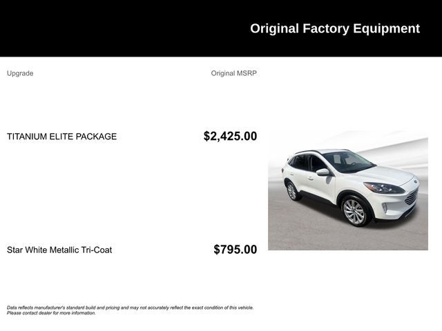 2022 Ford Escape Titanium