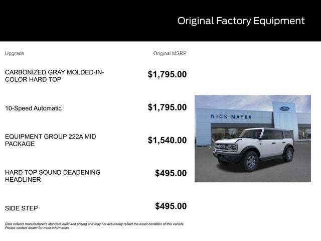 2025 Ford Bronco Big Bend