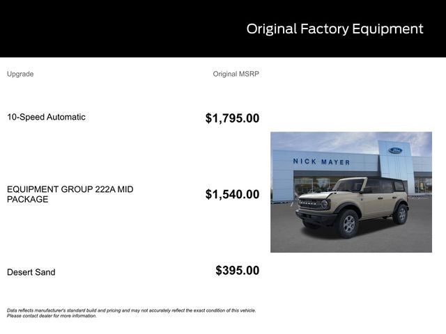 2026 Ford Bronco Big Bend
