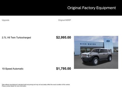 2026 Ford Bronco Heritage Edition