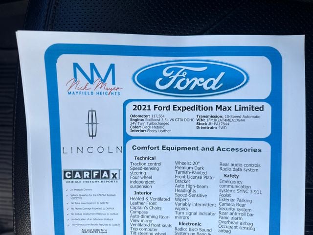 2021 Ford Expedition Max Limited
