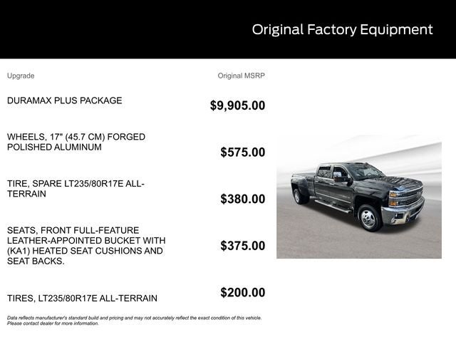 2015 Chevrolet Silverado 3500HD LTZ