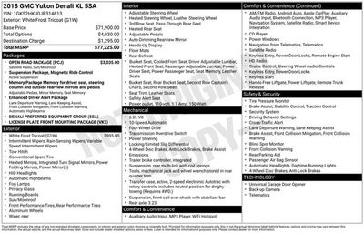 2018 GMC Yukon XL Denali