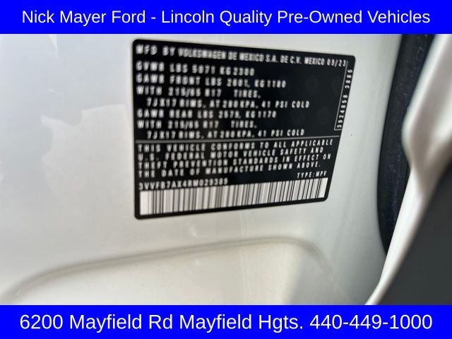 2024 Volkswagen Tiguan 2.0T S