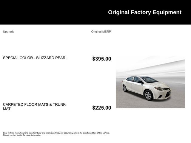 2014 Toyota Corolla LE ECO