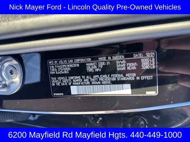 2022 Volvo XC90 T6 Momentum