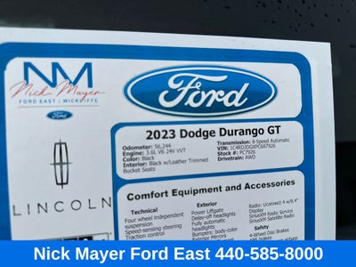 2023 Dodge Durango GT