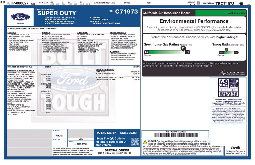 2026 Ford F-250SD XL