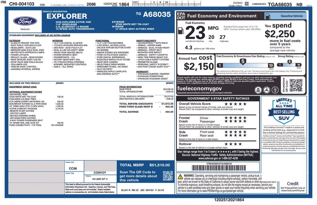 2026 Ford Explorer Active