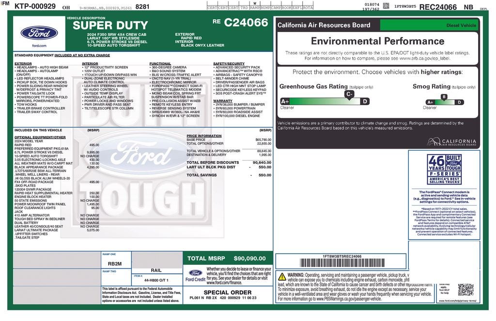 2024 Ford F-350SD Lariat