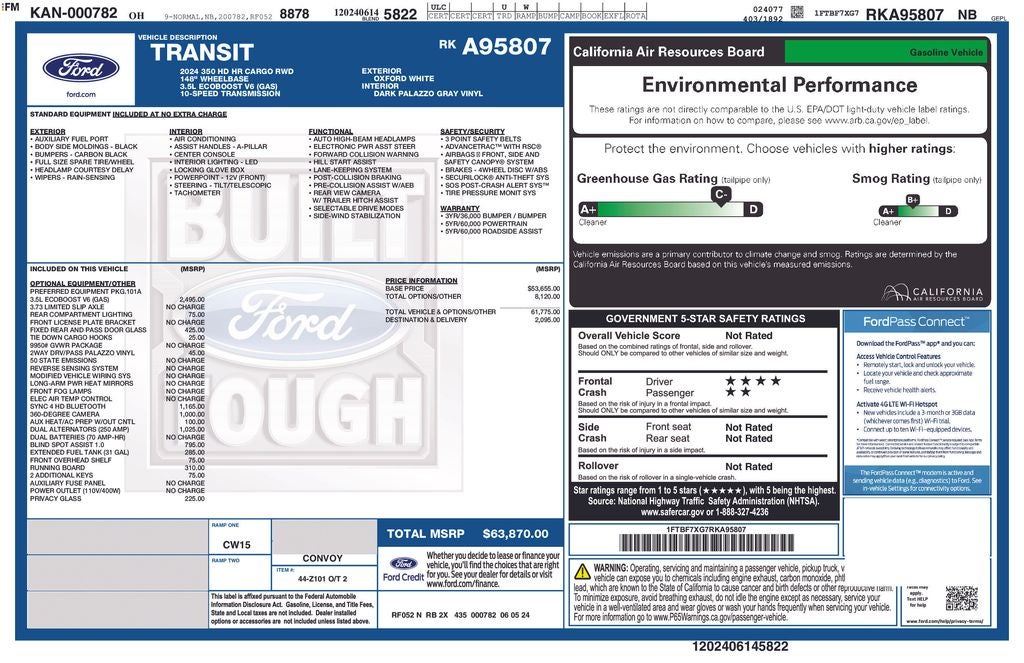 2024 Ford Transit-350 Base