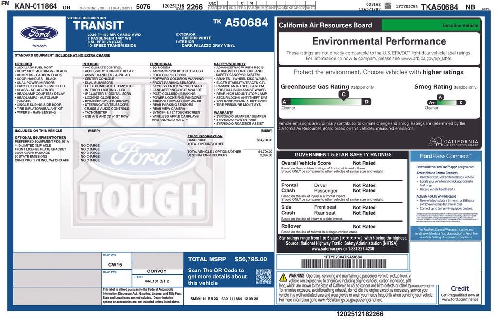 2026 Ford Transit-150 Base