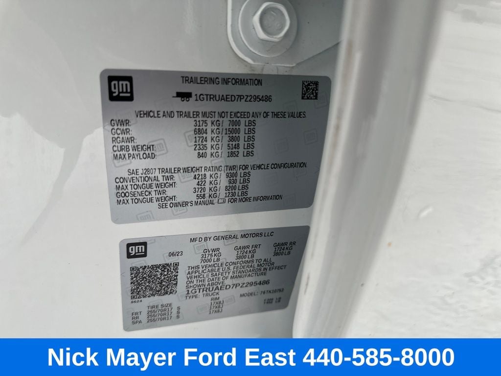 2023 GMC Sierra 1500 Pro