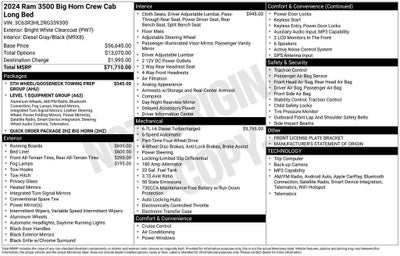2024 RAM 3500 Big Horn