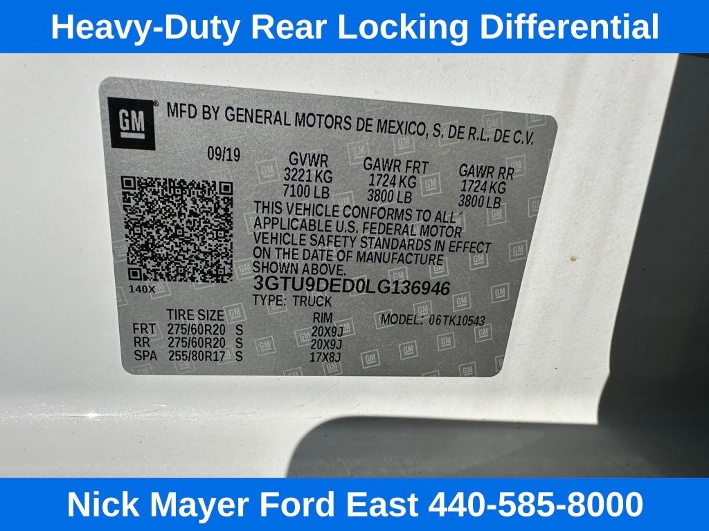 2020 GMC Sierra 1500 SLT