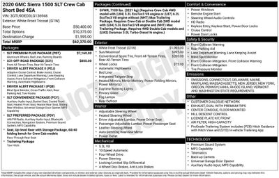 2020 GMC Sierra 1500 SLT