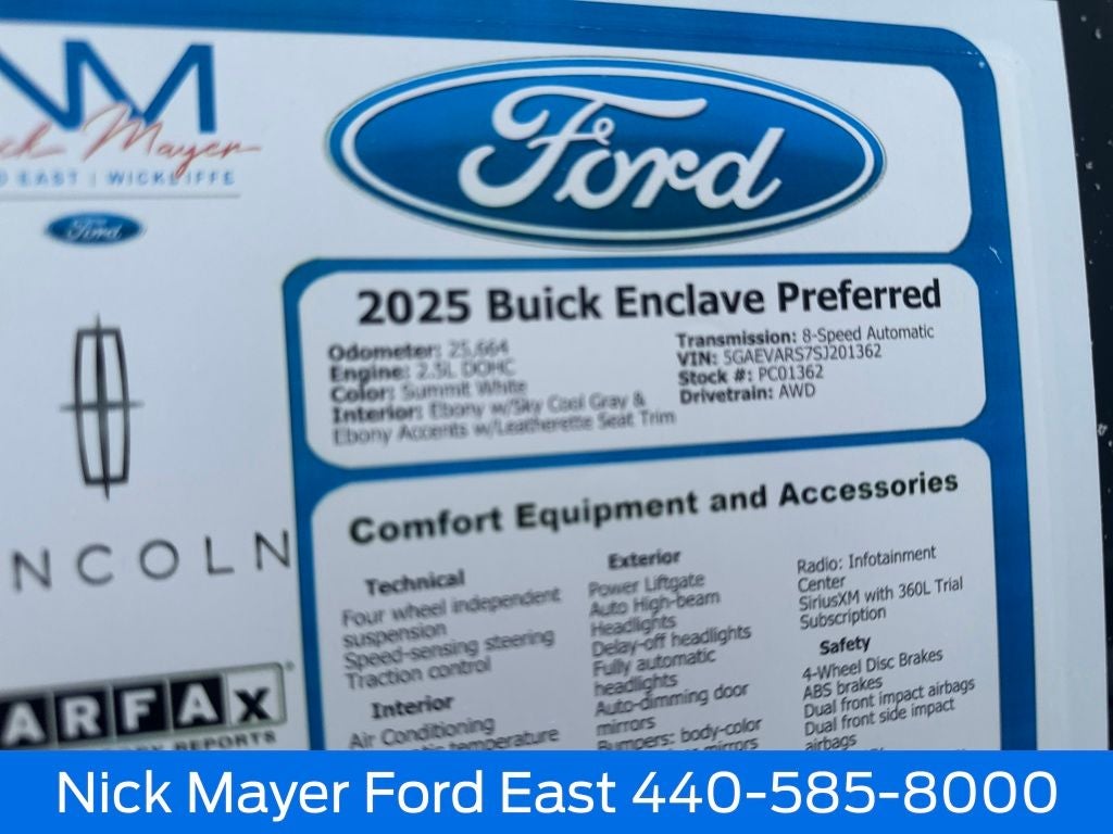 2025 Buick Enclave Preferred