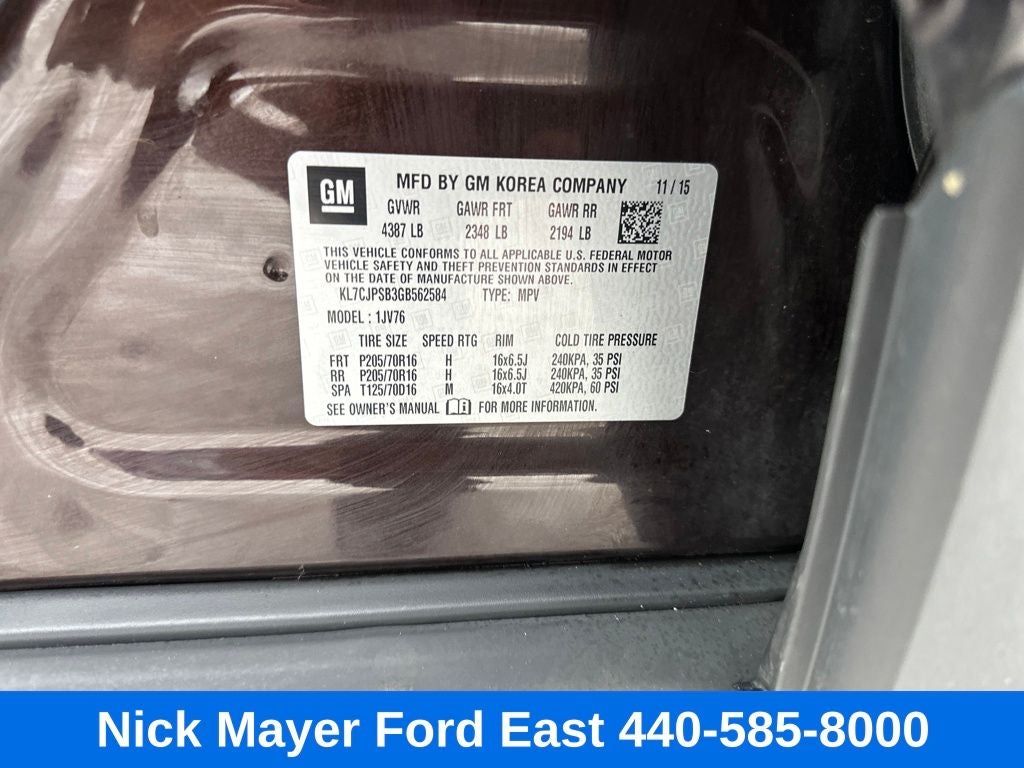 2016 Chevrolet Trax LT