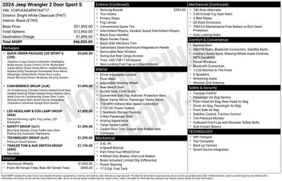 2024 Jeep Wrangler Sport S