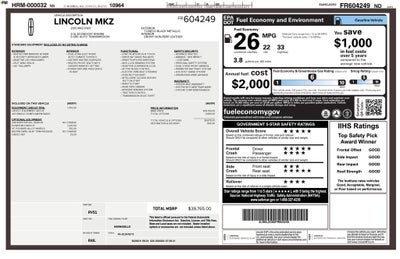 2015 Lincoln MKZ Base
