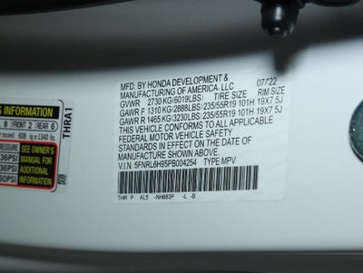 2023 Honda Odyssey Elite