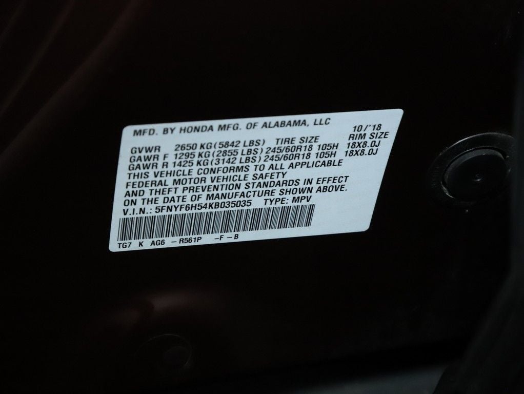 2019 Honda Pilot EX-L