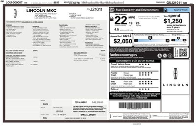 2016 Lincoln MKC Select