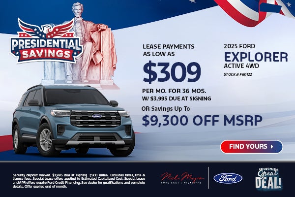 2025 Ford Explorer Active 4WD