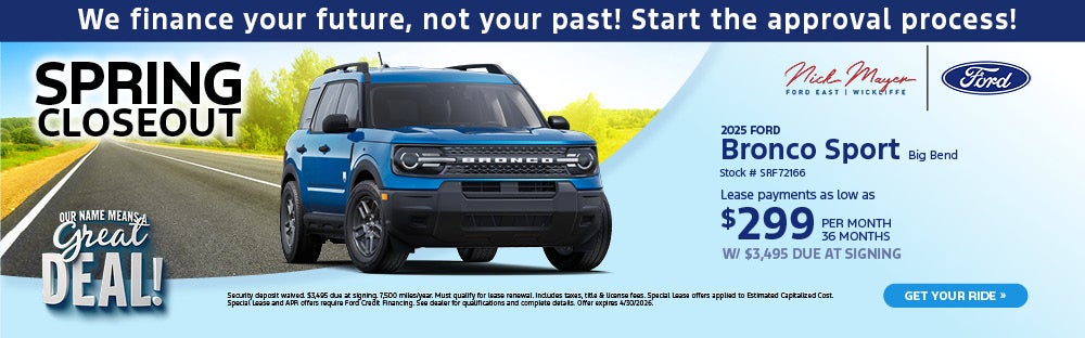 Nick Mayer Ford East 2025 Bronco