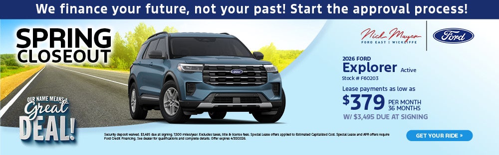 Nick Mayer Ford East 2025 Explorer