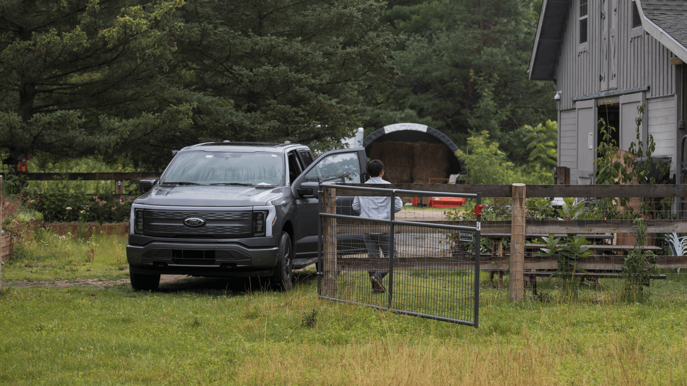 2025 F-150® Lightning electric truck in Shaker Heights, OH, showcasing bold styling and zero-emissions performance