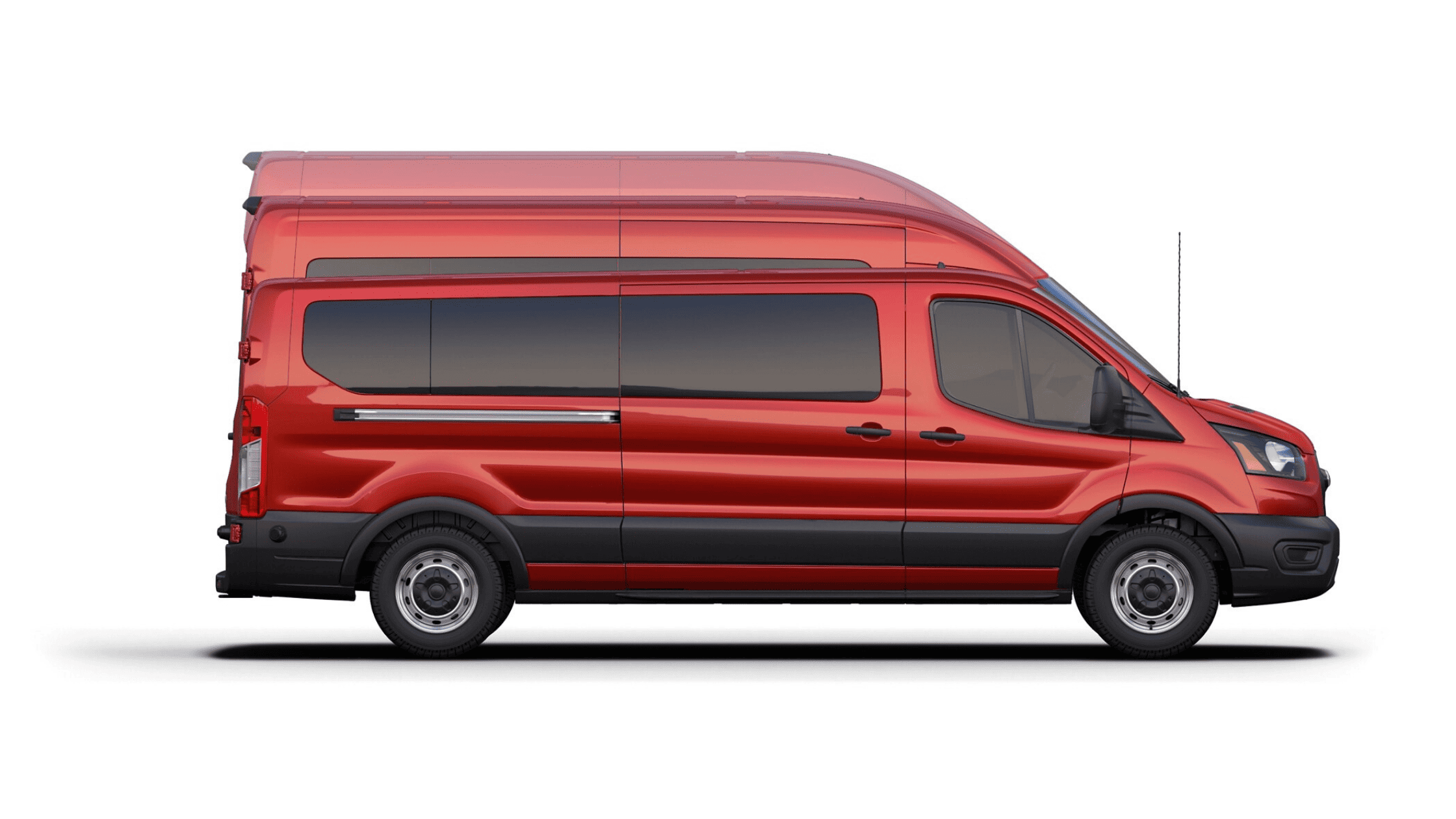 2025 Ford Transit® van parked in Shaker Heights, OH, ideal for cargo or passenger transport with a versatile exterior