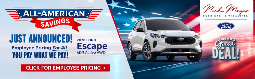 Nick Mayer Ford East 2025 Ford Escape Active AWD