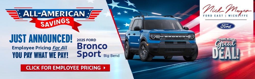 Nick Mayer Ford East 2025 Bronco